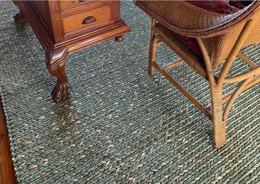 OLIVE GREEN V WEAVED